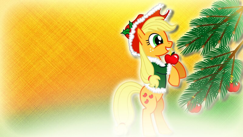 Pony in Holiday Outfit