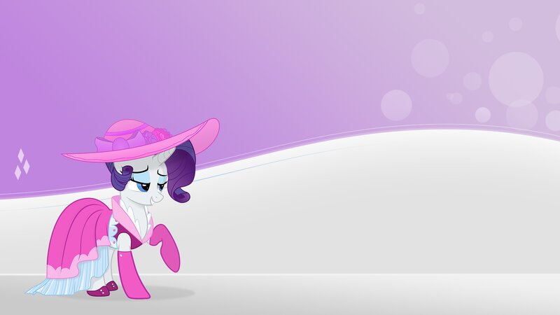 Pony in Pink Dress