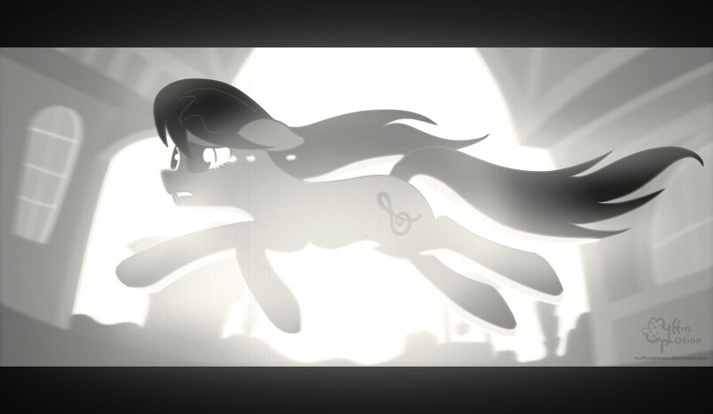 Pony in Silhouette