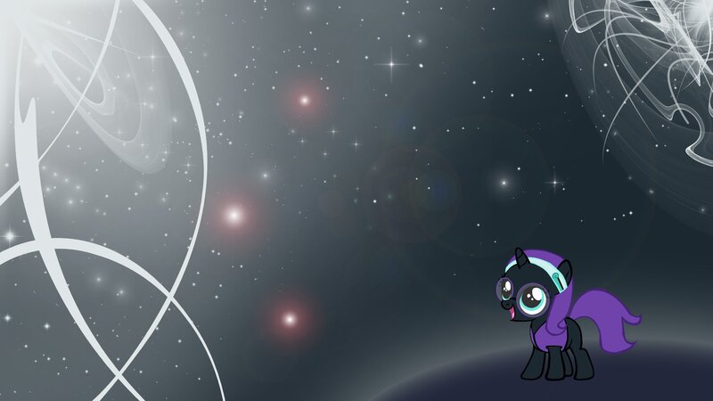 pony in space wallpaper