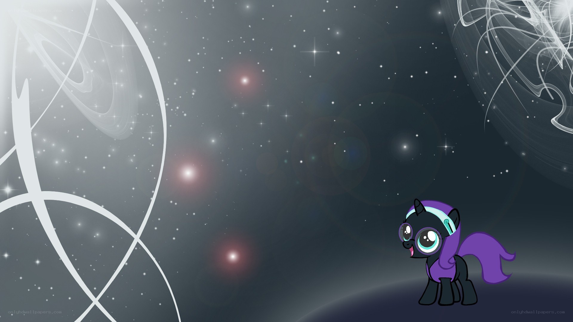 pony in space wallpaper