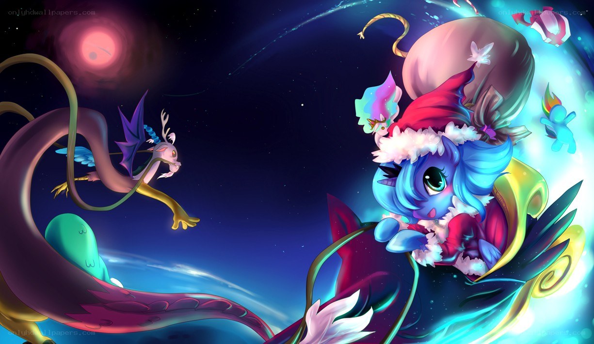 pony in space with dragon