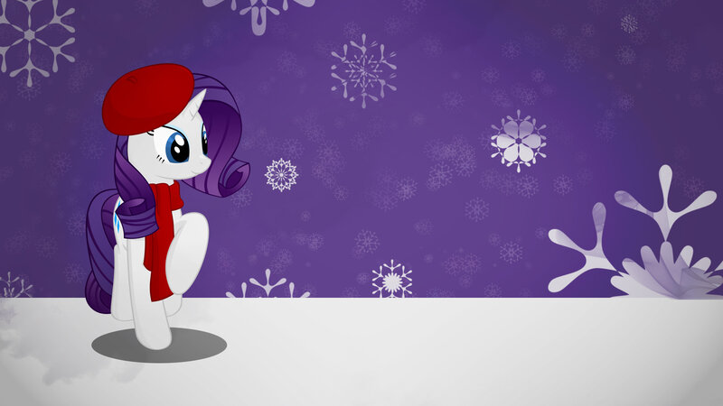 Pony in Winter Clothes