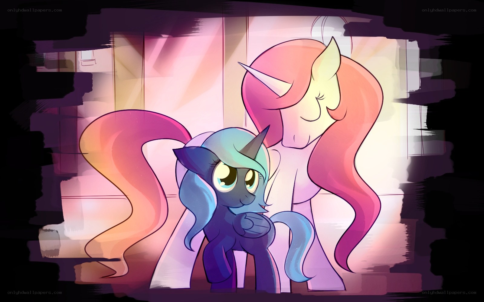 pony mother and child