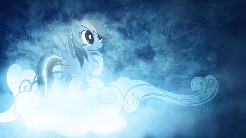 Pony on a Cloud — Blue, Dreamy