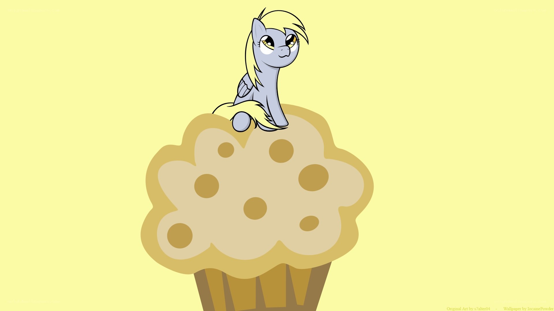 pony on a cupcake