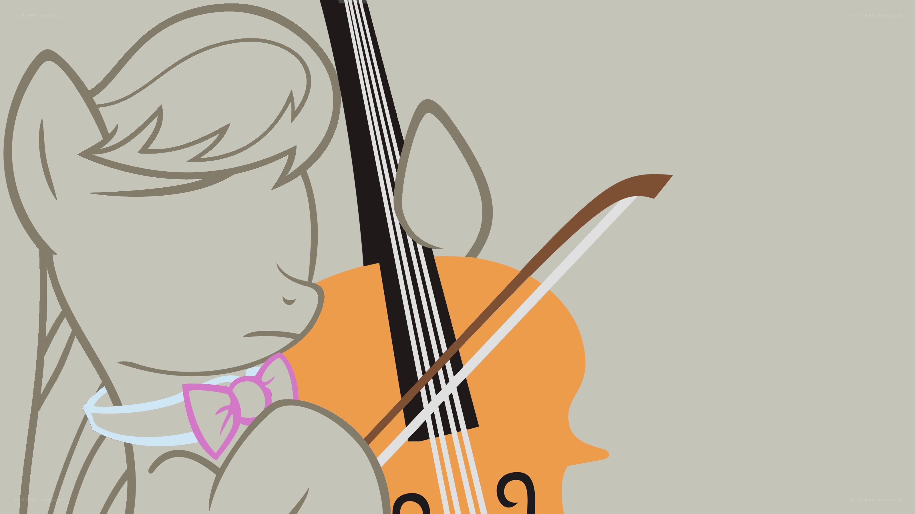 pony playing cello