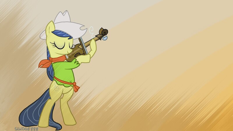 pony playing violin