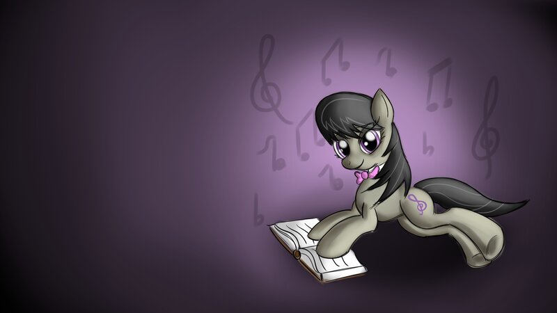 Pony Reading Music Book