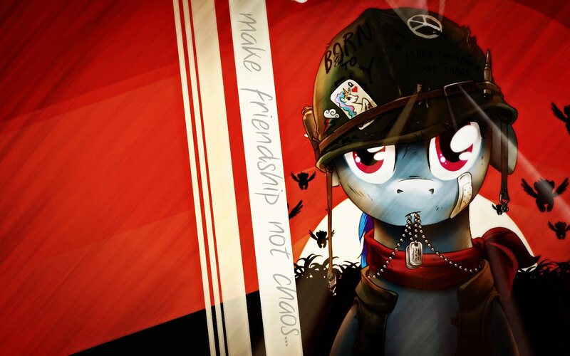 pony soldier with helmet