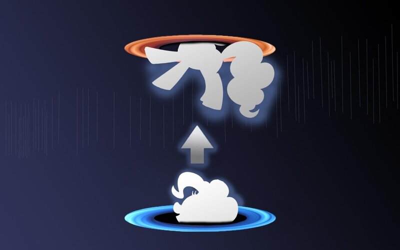 pony teleportation animation