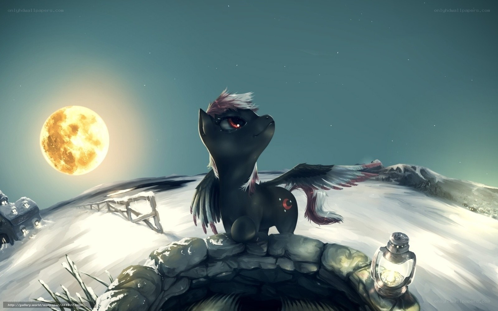 pony under the moon