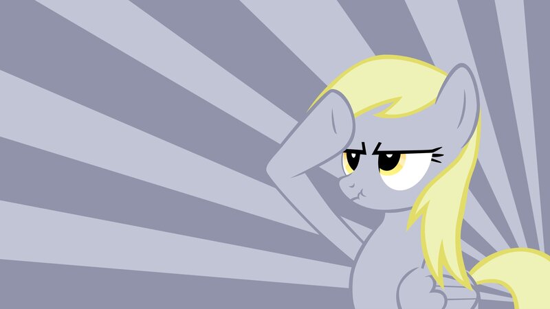 Pony with Blonde Mane — Gray, Dramatic