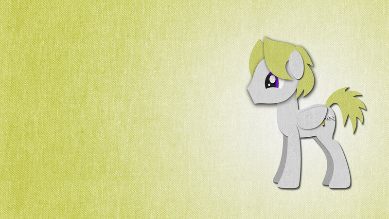 Pony with Blonde Mane — Yellow, Calm
