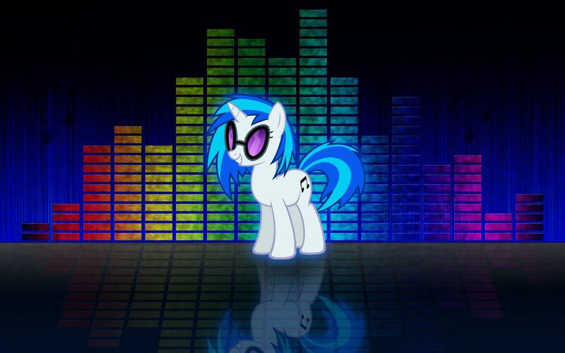 Pony with Blue Hair