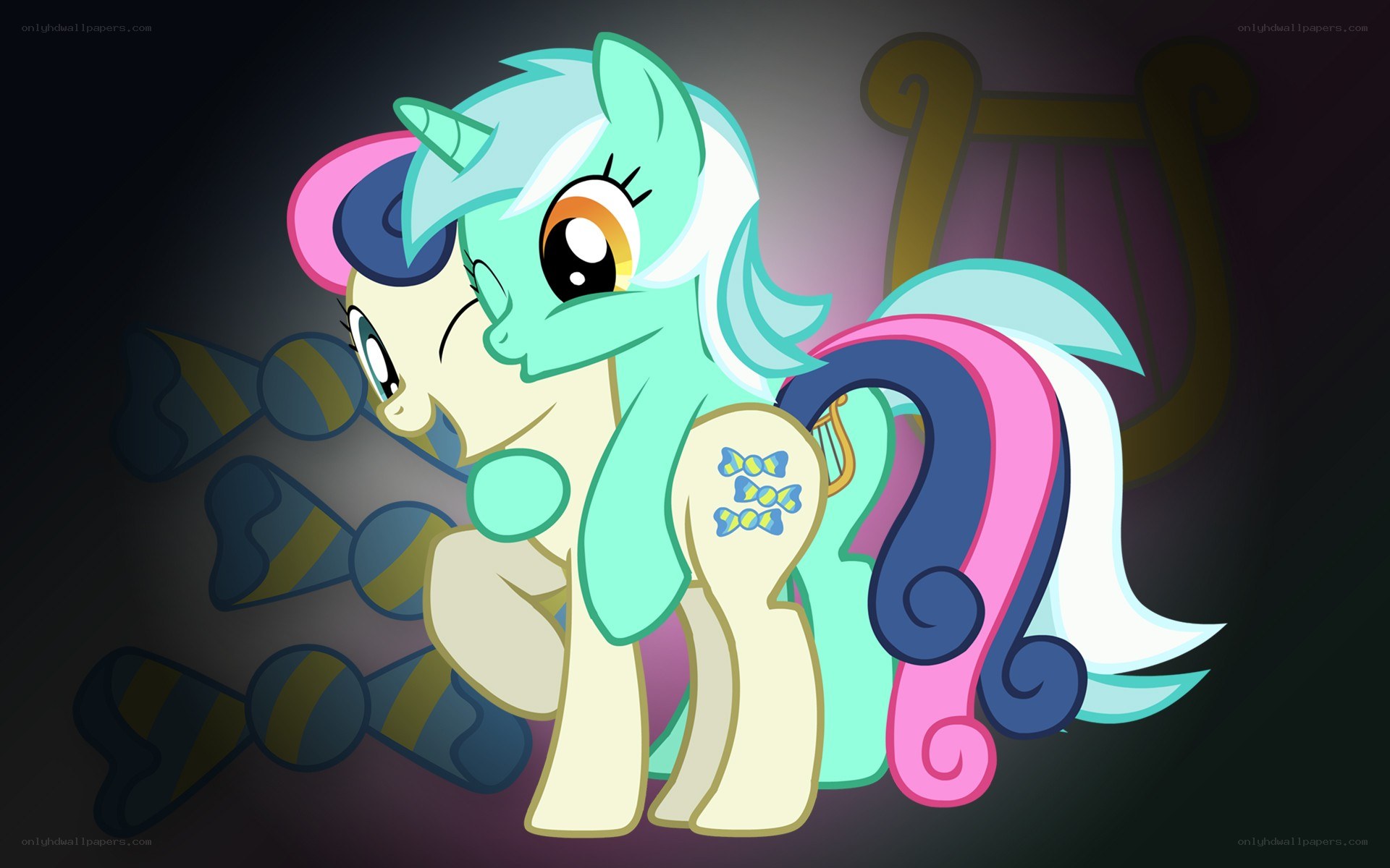 pony with candy mane