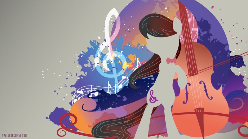 Pony with Cello — Purple