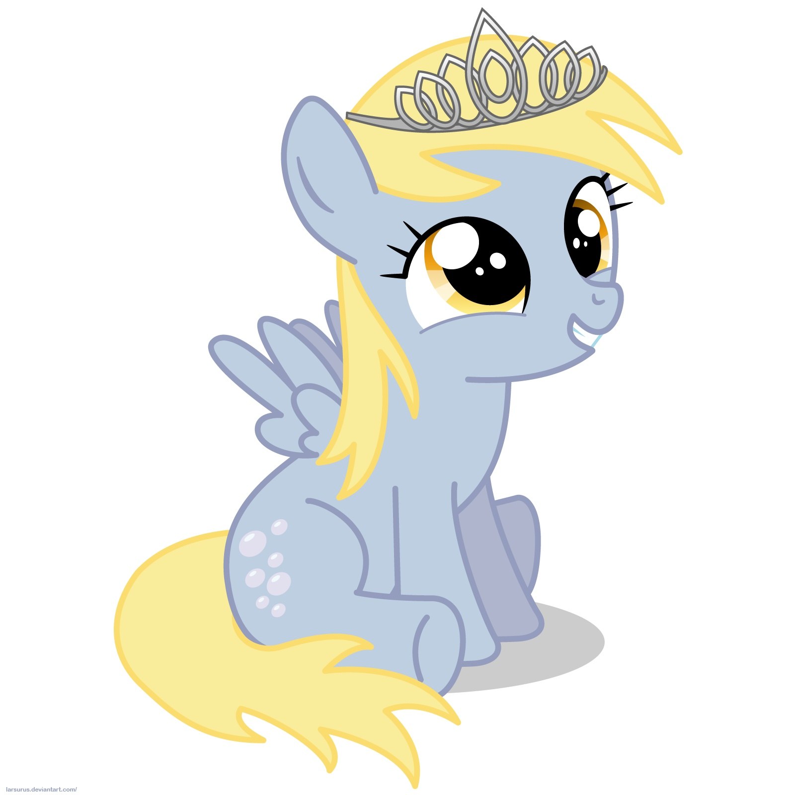Pony with crown and wings