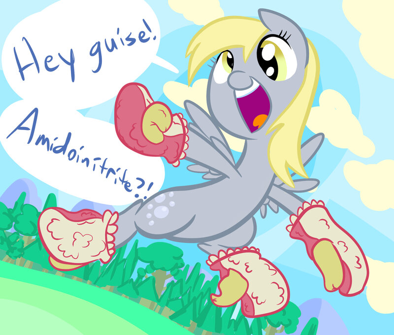 pony with feet