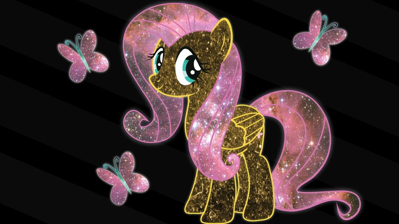 Pony with Galaxy Pattern