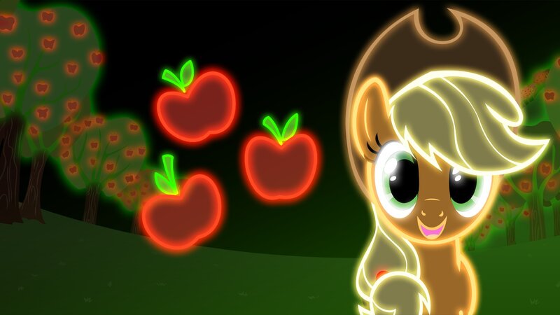 Pony with Glowing Apples