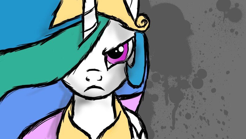 Pony with Green and Blue Mane