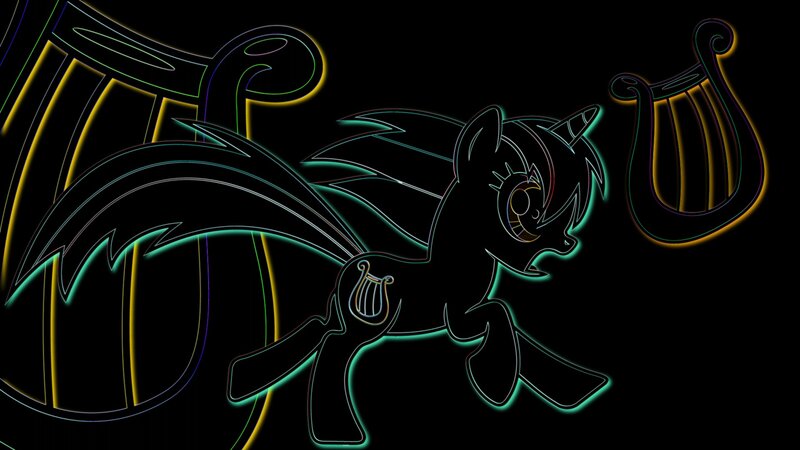 Pony with Harp
