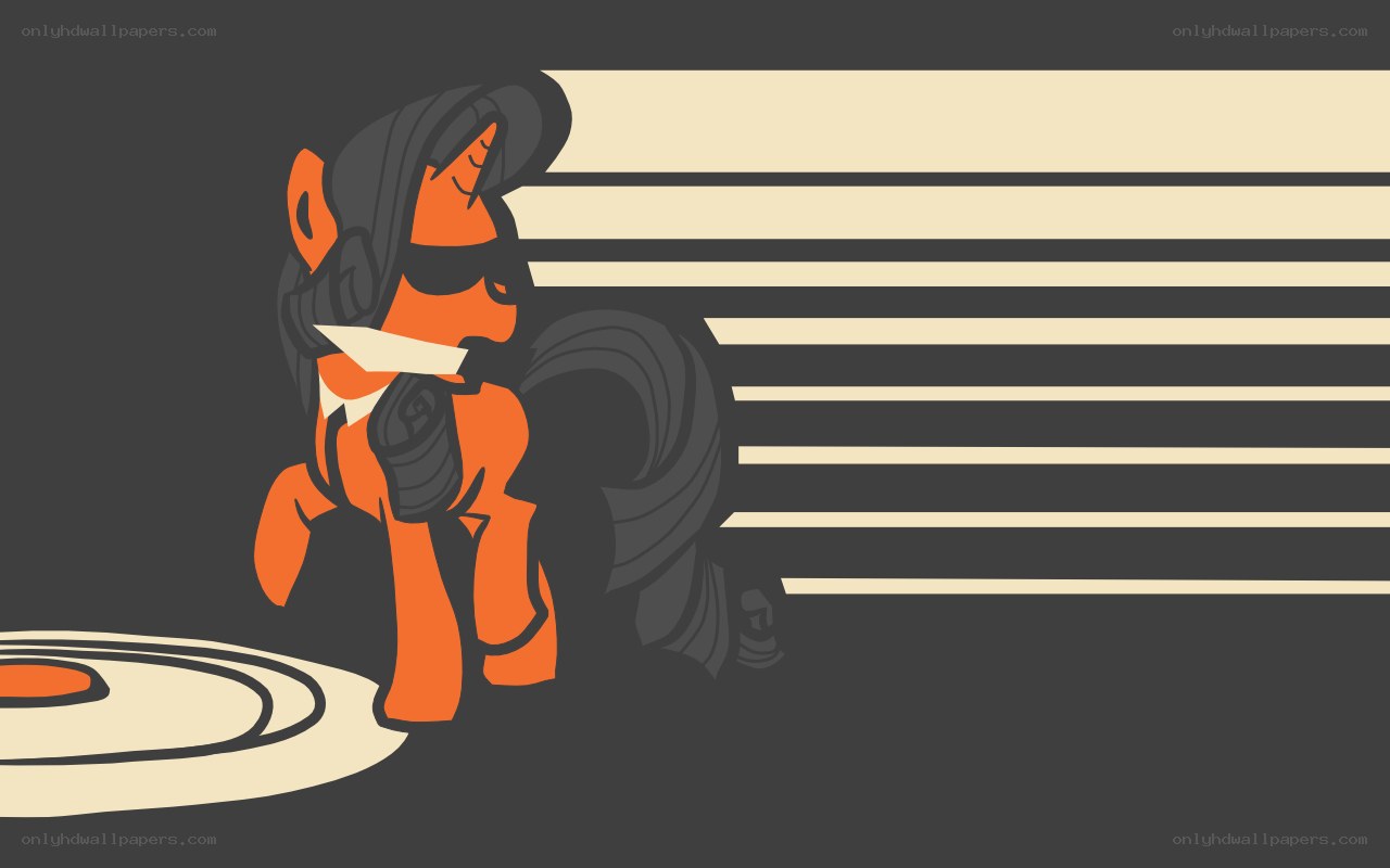 pony with knife in mouth
