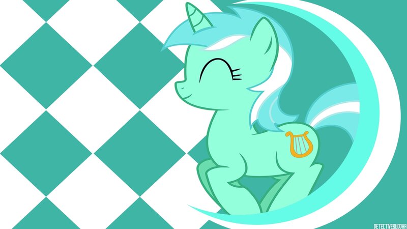 Pony with Lyre Cutie Mark
