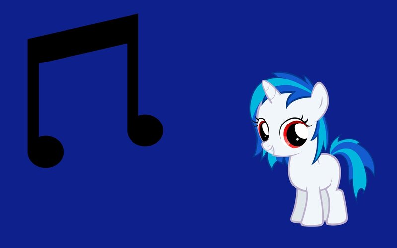 pony with musical note
