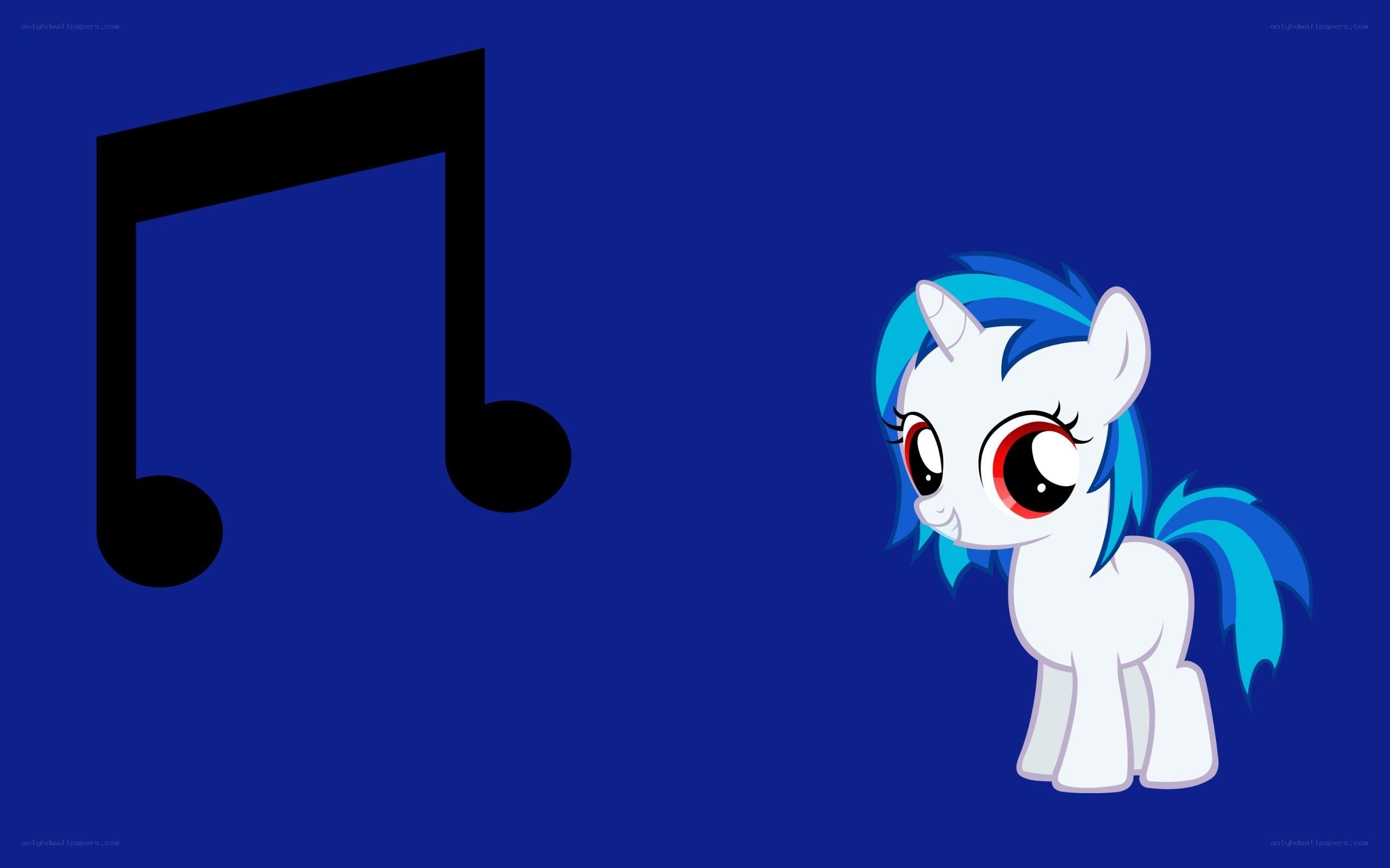 pony with musical note