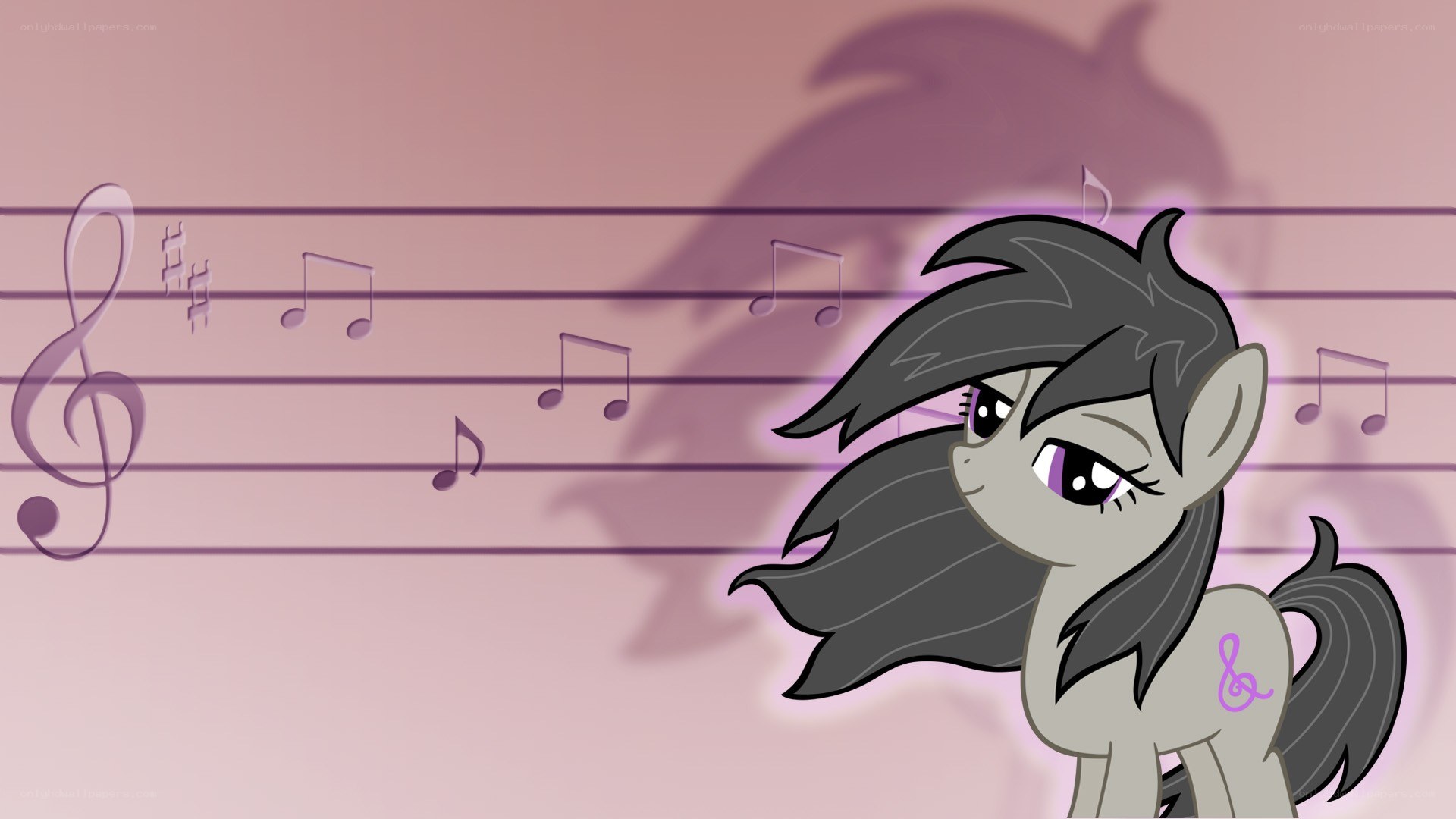 pony with musical notes
