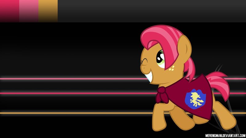 Pony with Pink Hair — Black, Playful