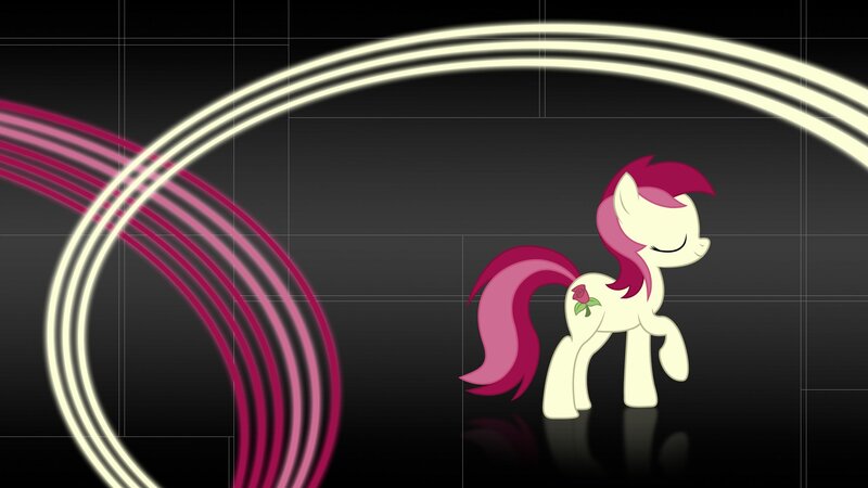Pony with Pink Mane — Black