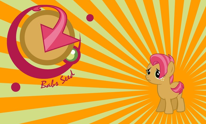 Pony with Pink Mane — Orange