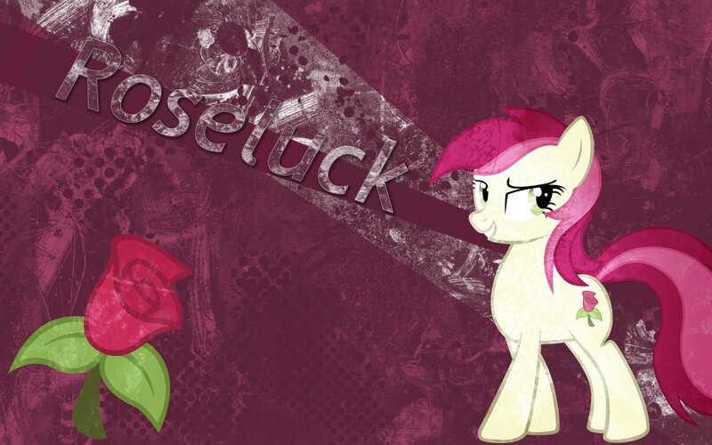 Pony with Pink Mane — Purple, Confident