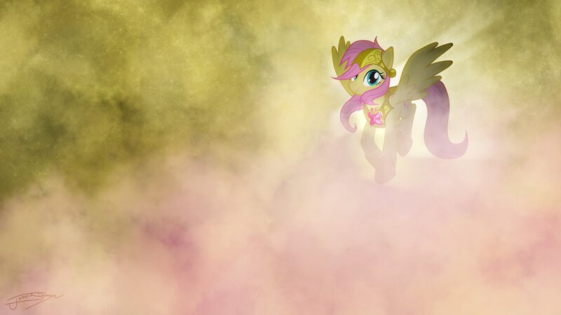 Pony with Pink Mane — Yellow, Serene