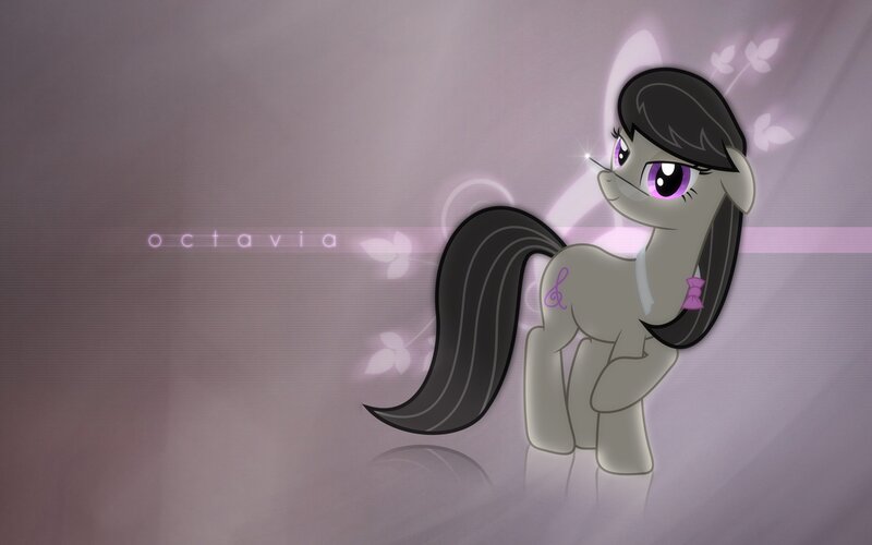 Pony with Purple Eyes — Gray