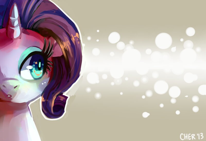 Pony with Purple Mane
