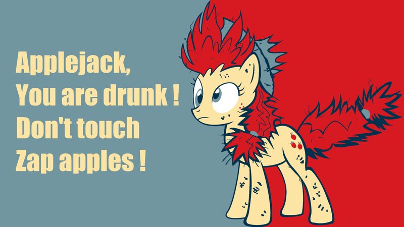 Pony with Red Mane — Humorous