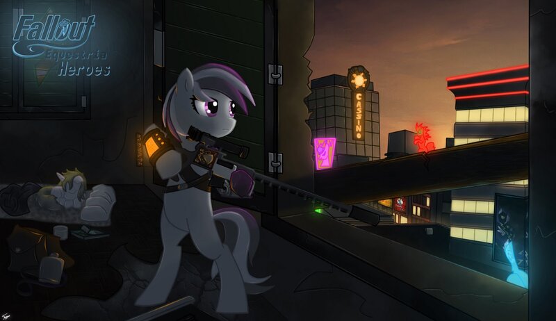 Pony with Rifle