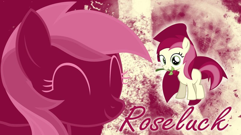 Pony with Rose