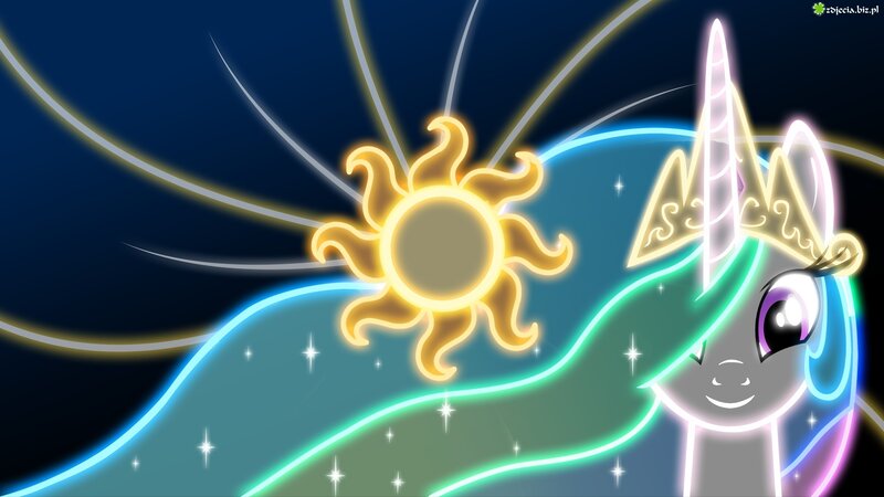 Pony with Sun Symbol