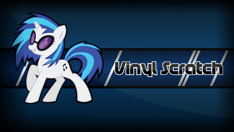 Pony with Sunglasses — Blue, Cool