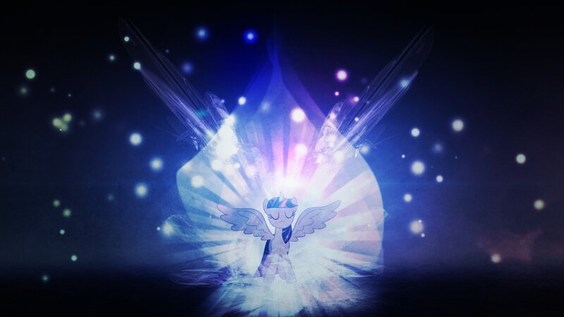 Pony with Wings and Horn — Blue, Magical