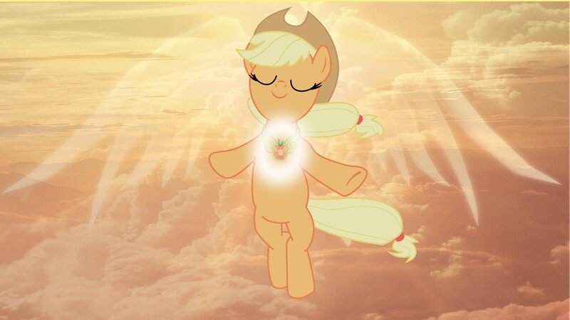 Pony with Wings in Sky