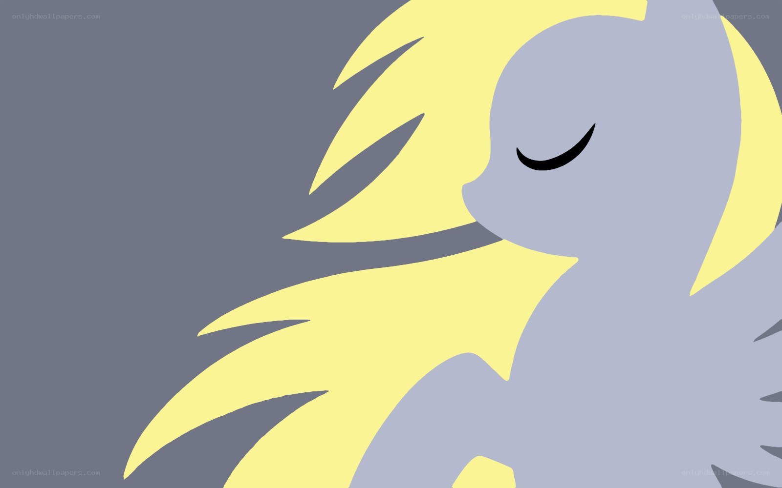 pony with yellow mane