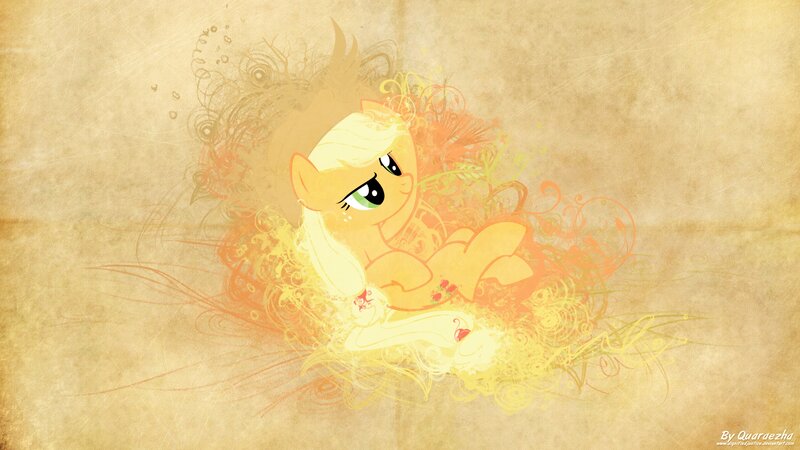 Pony with Yellow Mane — Calm, Digital Art