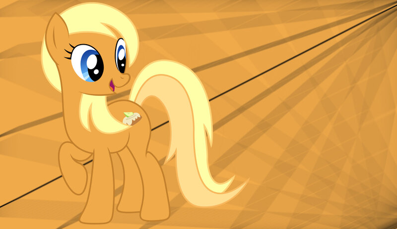 Pony with Yellow Mane — Calm