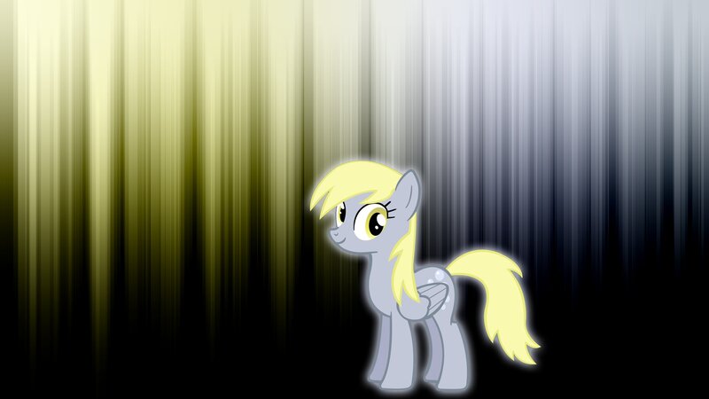 Pony with Yellow Mane — Gray, Dramatic